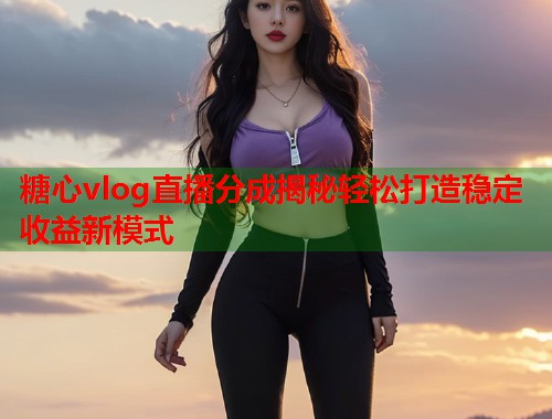 糖心vlog直播分成揭秘轻松打造稳定收益新模式  第1张