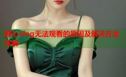 糖心vlog无法观看的原因及解决方法详解