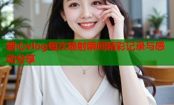 糖心vlog每次喷射瞬间精彩记录与感动分享