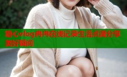糖心vlog冉冉在线记录生活点滴分享美好瞬间
