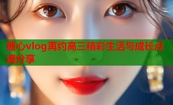 糖心vlog再约高三精彩生活与成长点滴分享