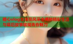 糖心vlog女演员风采全揭秘精彩生活与幕后故事展现青春魅力