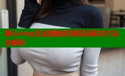 糖心vlog无法删除的原因及解决方法全解析
