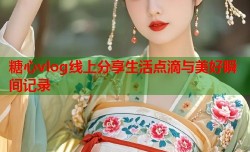 糖心vlog线上分享生活点滴与美好瞬间记录