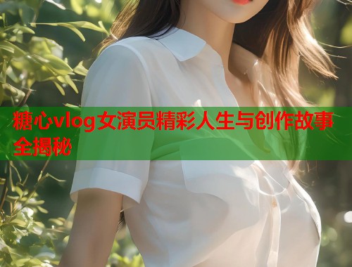 糖心vlog女演员精彩人生与创作故事全揭秘  第1张
