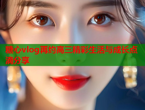 糖心vlog再约高三精彩生活与成长点滴分享  第1张