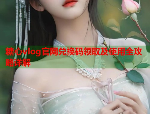 糖心vlog官网兑换码领取及使用全攻略详解  第1张
